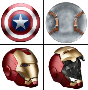 Marvel Play Set Shield and Helmet