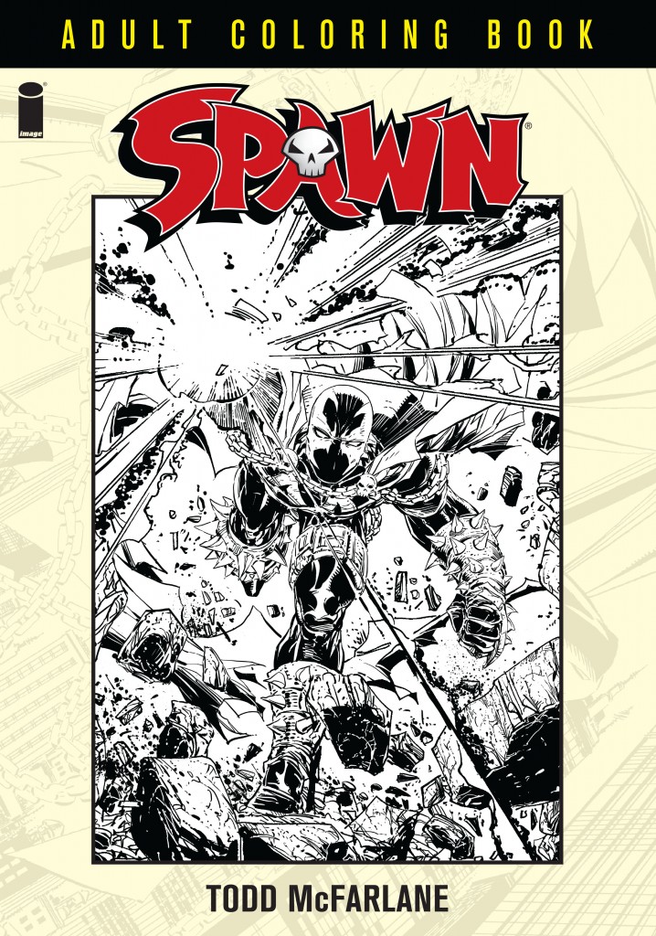 Spawn Adult Coloring book cover
