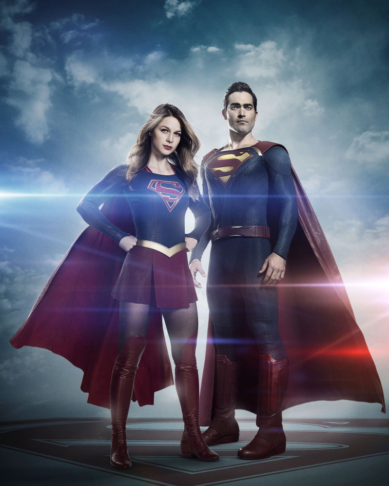 Supergirl-Superman Family Picture